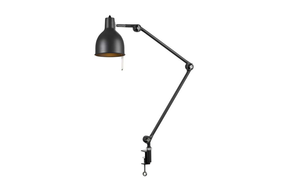 Örsjö Pj65 Bordslampa Skruvfäste, Svart
