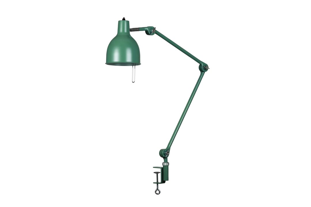 Örsjö Pj65 Bordslampa Skruvfäste, Tallgrön