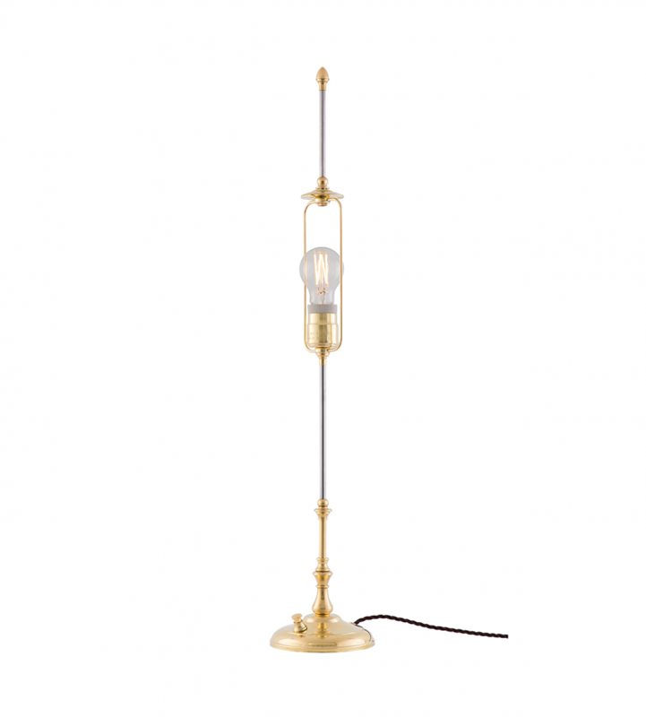 Karlskrona Lampfabrik Stiernstedt Bordsfot Mässing Exkl. Skärm