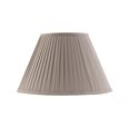 Karlskrona Lampfabrik Lampskärm 30 cm veckad tyg med toppringfäste