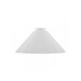 Karlskrona Lampfabrik Skomakarskärm 25cm Opalvit Djup