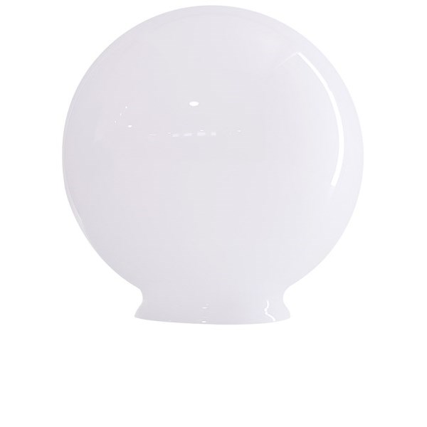 Konsthantverk Reservglas Glob 35Cm Opal Blank Flänsfäste Utgått