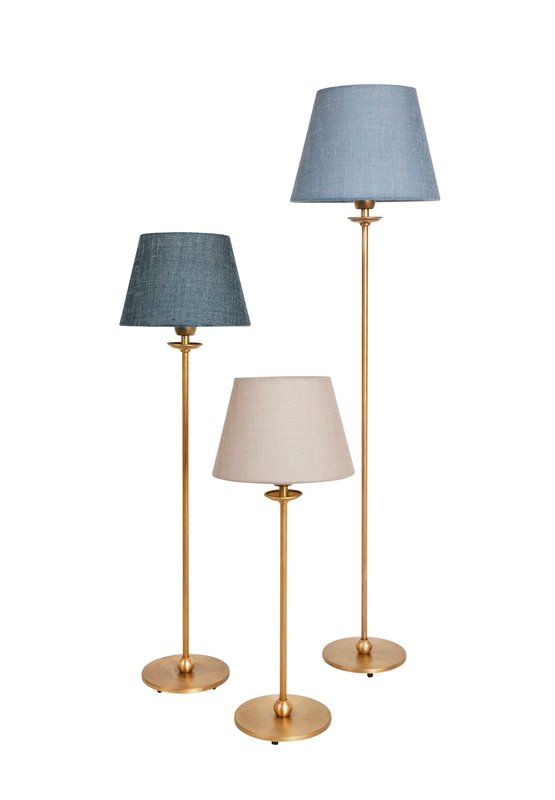 Konsthantverk Uno 1692 Bordsfot Mellan Råmässing Exkl. Skärm