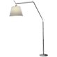 Artemide Tolomeo Mega Golv Alu Med Satinskärm 36Cm Dimmer