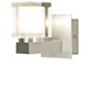 Aneta Lighting Acate vägglampa badrum IP44, Aluminium/Klar