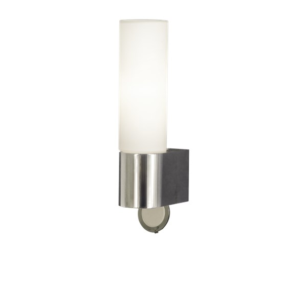 Aneta Lighting Cosenza Vägg Enkel Med Uttag Ip44, Krom