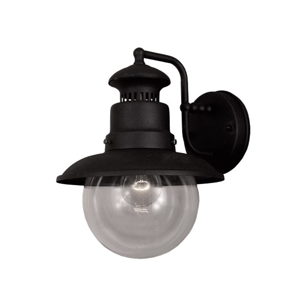 Aneta Lighting LUNDEBY vägglampa ute, svart