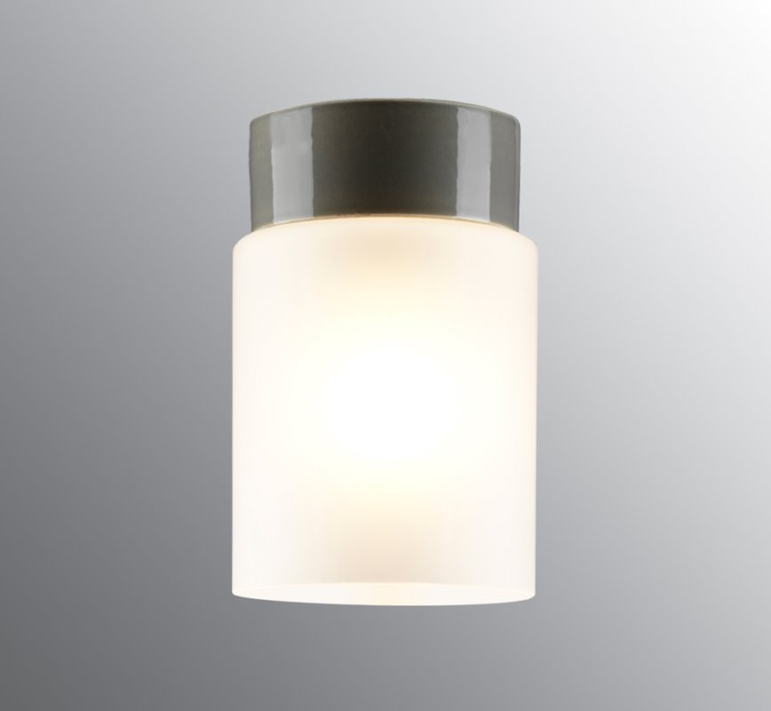Ifö Electric Open Tina Grå/Frostat Glas Ip21