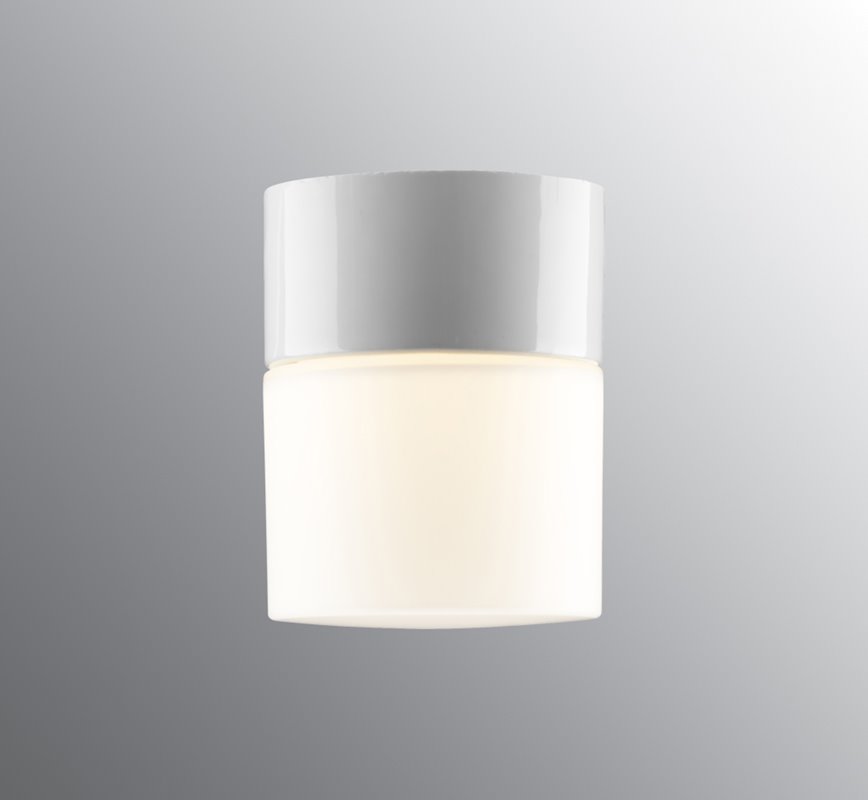 Ifö Electric Opus 100/125 Vit/Opalglas Vägg/Tak Ip44