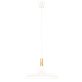 Aneta Lighting SENSE taklampa 45 cm, vit/trä/matt mässing