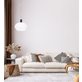 Aneta Lighting Bell Taklampa 35Cm Svart-Opalvit Utgått
