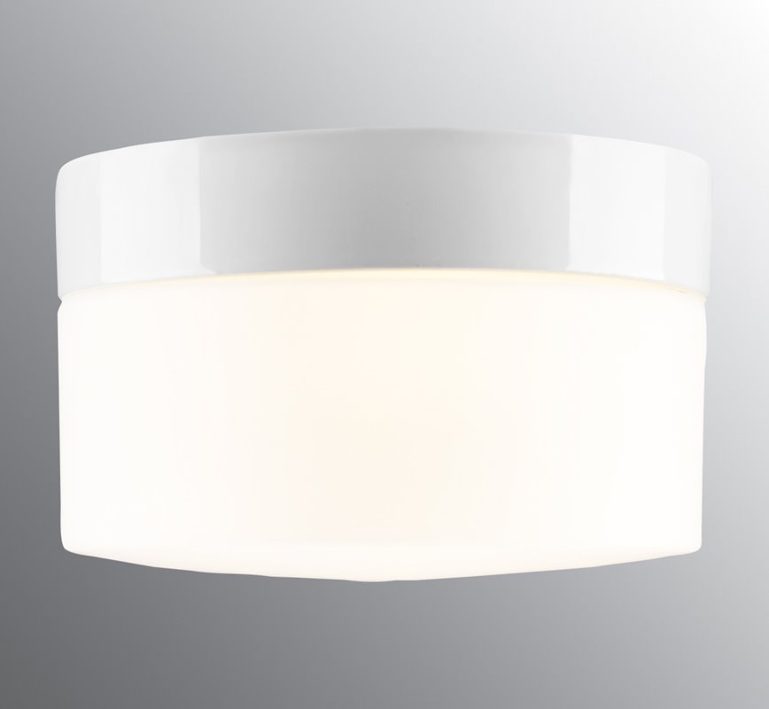 Ifö Electric Opus 200/135 Vit/Opalglas Ip44