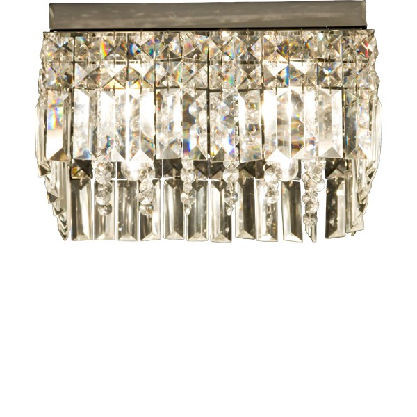 Aneta Lighting Belissa Plafond Stor Krom Ip44