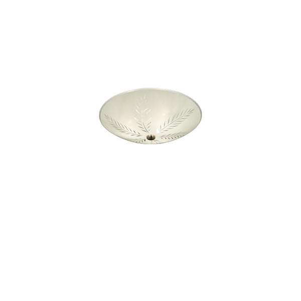 Aneta Lighting Palmblad Plafond 50Cm Blankvit/Stål Utgått