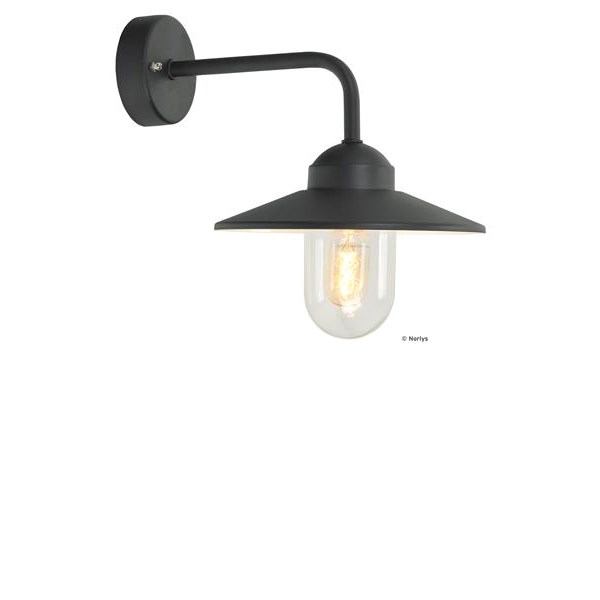 Norlys Vansbro 1920 Vägglampa Ip55, Svart