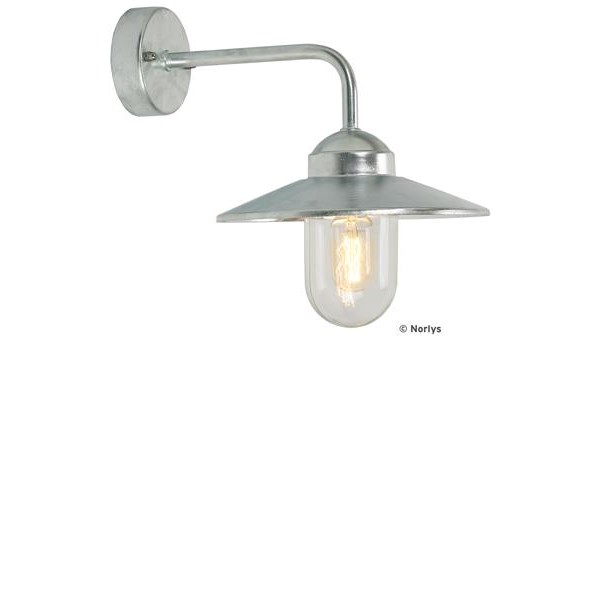 Norlys vansbro 1920 vägglampa IP55, galvaniserad