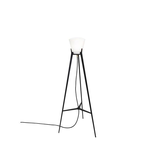 Konsthantverk Kh #100 Golvlampa Svart Opal