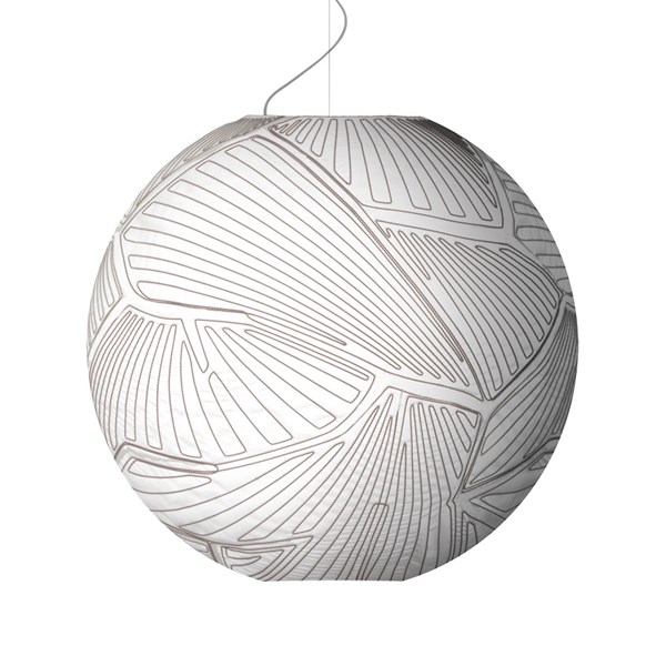 Foscarini Planet Pendel Grande 80cm vit med vita sömmar