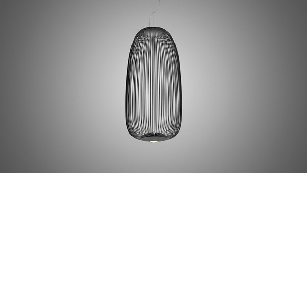 Foscarini Spokes 1 Pendel Svart Led Dimbar