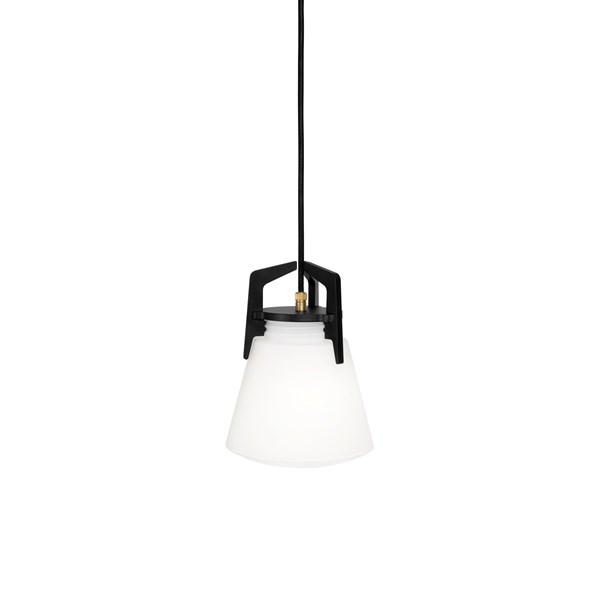 Konsthantverk Kh #100 Taklampa Svart Opal