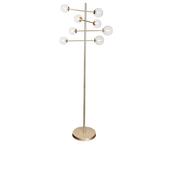 By Rydéns Avenue Golvlampa 8-L Guld