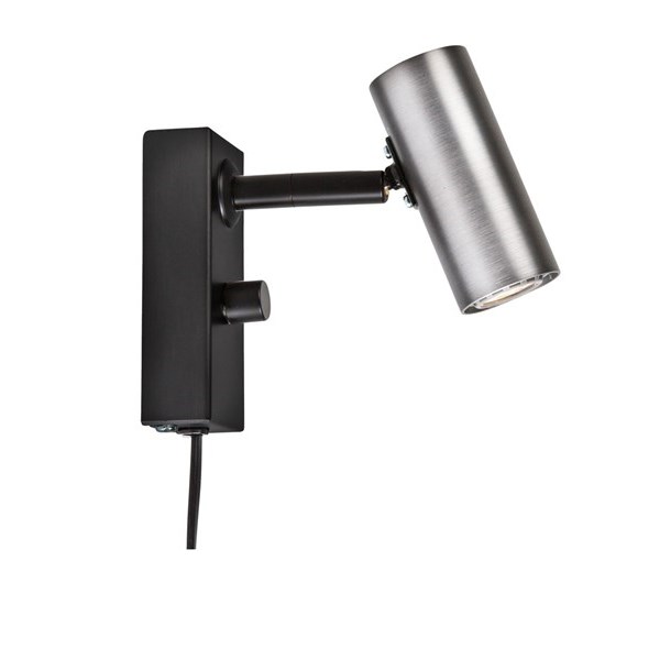 Belid V5751 Cato 1 vägglampa med dimmer, Oxidgrå