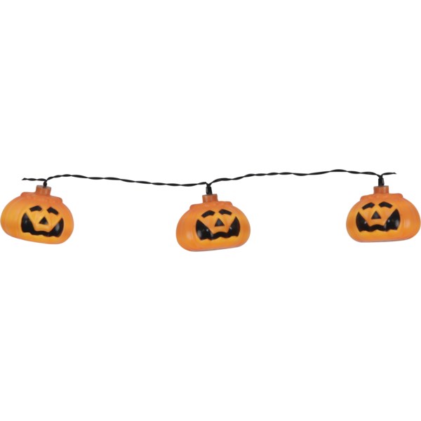 Star Trading Halloween ljusslinga med orange pumpor 210 cm, batteridriven