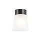 Ifö Electric Open Anna Svart/Frostat Glas Ip21 Ersatt