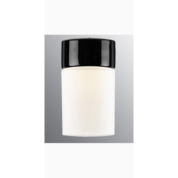 Ifö Electric Opus 100/175 Svart Vägg/Tak Opalglas Ip57 Utgått