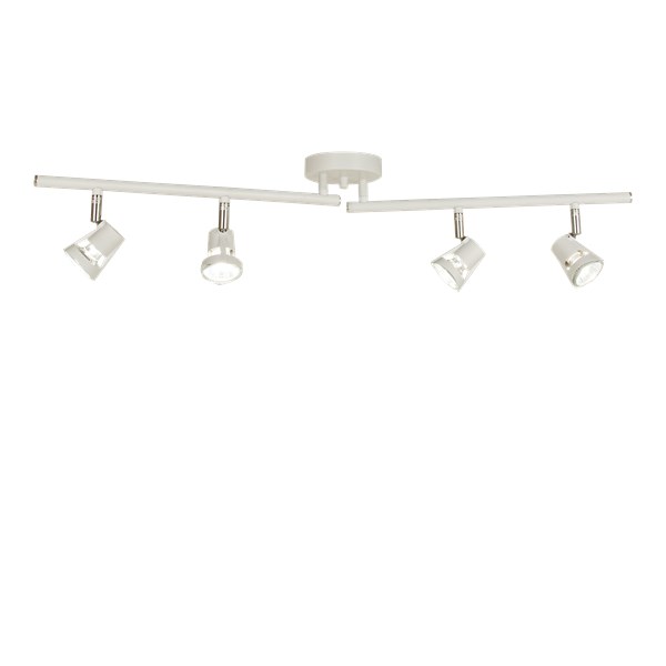 Aneta Lighting PIXY 4-spot, rak, vit
