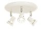 Aneta Lighting PIXY 3-spot, rondell, vit