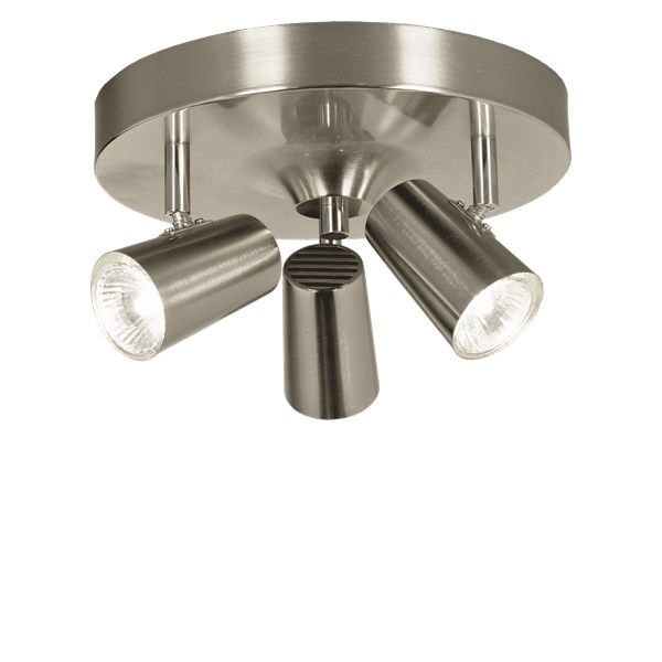 Aneta Lighting Pilot takspot 3:a rund, stål