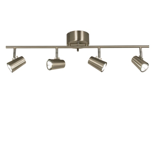 Aneta Lighting PILOT takspot, rak 4:a stål