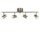 Aneta Lighting PILOT takspot, rak 4:a stål