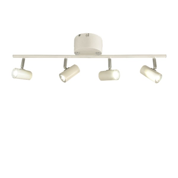 Aneta Lighting GUSTO takspot, rak 4:a, vit