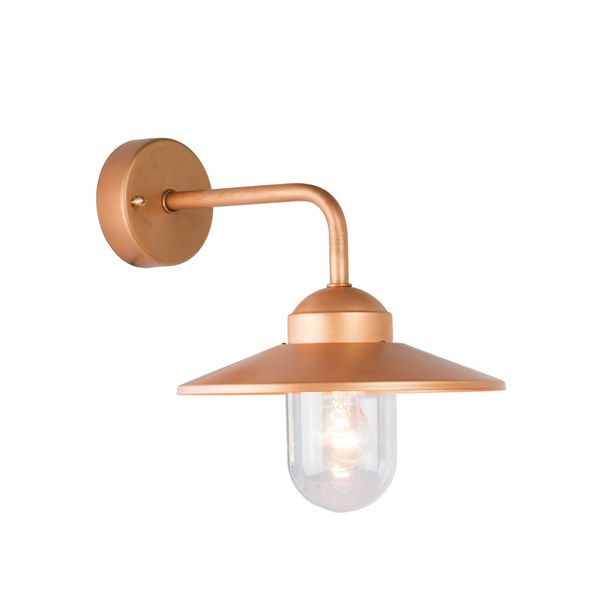 Norlys vansbro 1920 vägglampa IP55, koppar