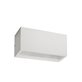 Norlys Asker 1513 Vägglampa E27 Ip65, Vit Upp&Nedljus