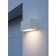 Norlys Asker 1514 Vägglampa E27 Ip65, Vit Nedljus