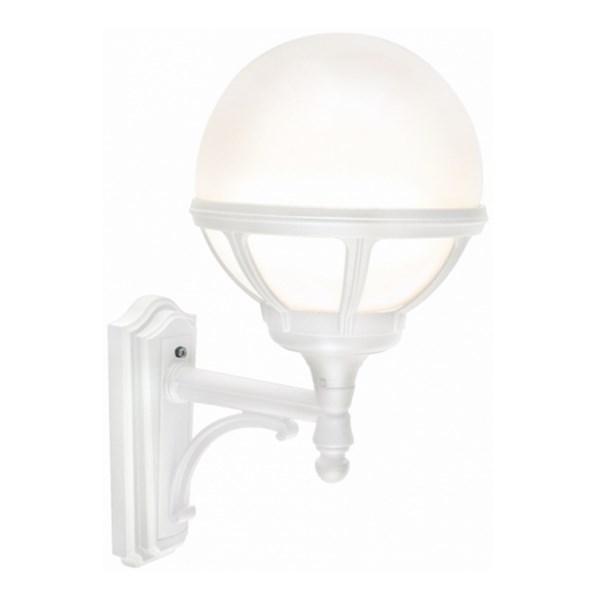 Norlys Bologna 361 Vägglampa Upp Vit/Opal