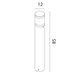 Norlys Egersund Mini 1290 Pollare Led Ip65, Aluminium 85Cm