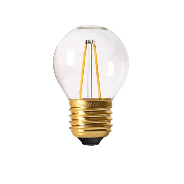 Pr Home Led Klot Vintage Filament 2W E27 Utgår*