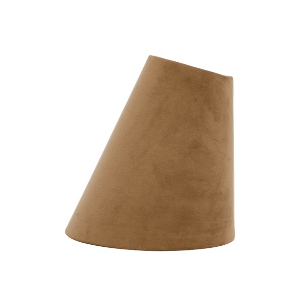 Aneta Lighting FUTURA läslampskärm, brun sammet