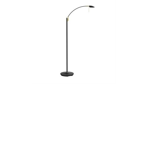 Texa Design Toreno Golvlampa, Svart-Mässing