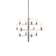 Herstal Manola 12 takkrona 60 cm, Krom