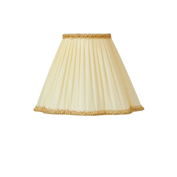 Ah Belysning Sk362 Kurtan Lampskärm Liten Plisserad, Gul