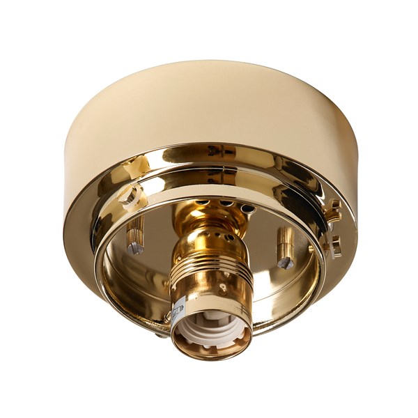 Ah Belysning T766 Mora/T756 Orsa Takplafond Mässing/Amber 20Cm Komplett