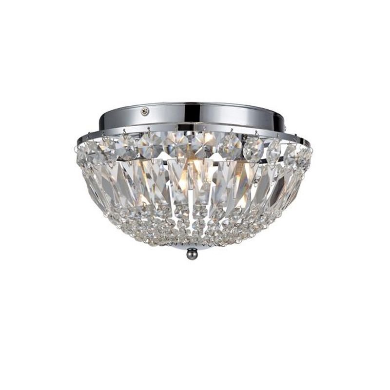 Markslöjd Estelle kristallplafond badrum IP44, Krom