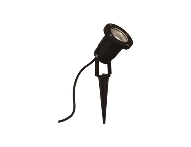 Aneta Lighting Backe Markspotlight Svart Ip44