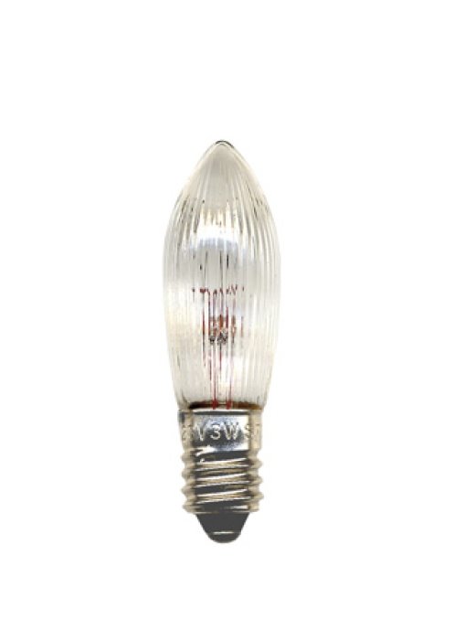 Konstsmide Topplampa 24V/1,8W E10 Klar 3-P