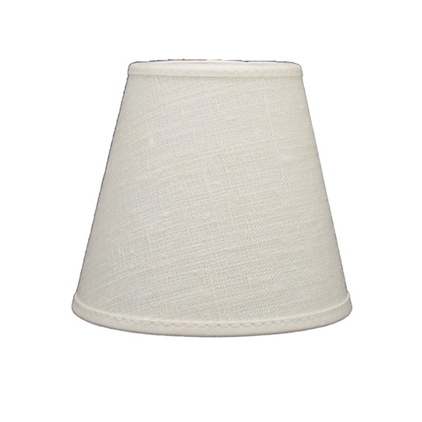 Hallbergs Belysning Carolin Lampettskärm 11Cm, Linne Vit